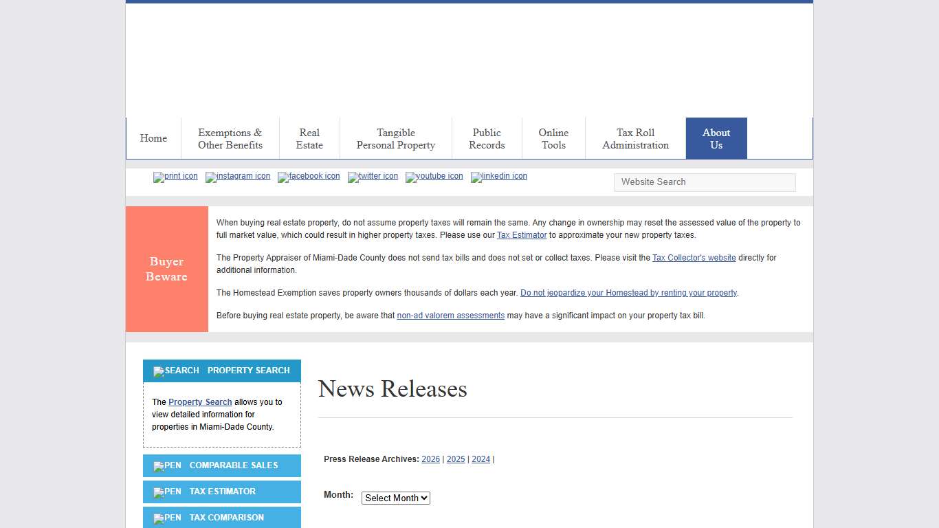 News Releases - Miami-Dade County